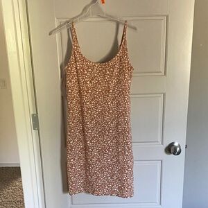 Old Navy Brown Floral Mini Dress